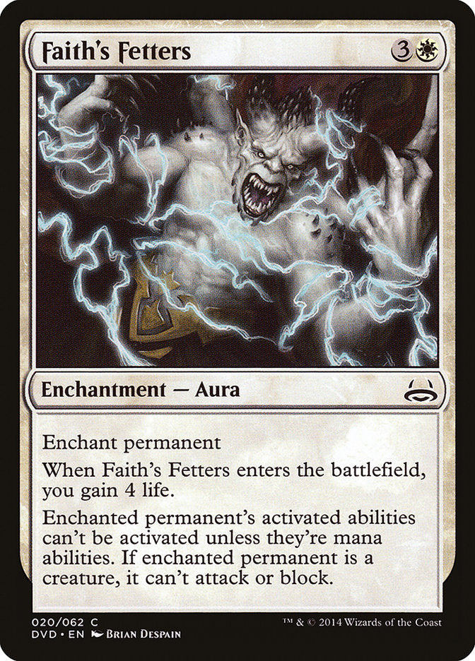 Faith's Fetters (Divine vs. Demonic) [Duel Decks Anthology] | Fandemonia Ltd