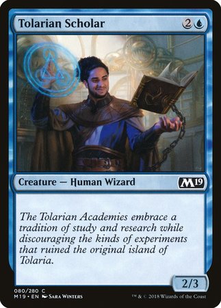 Tolarian Scholar [Core Set 2019] | Fandemonia Ltd