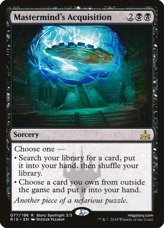 Mastermind's Acquisition [Rivals of Ixalan] | Fandemonia Ltd