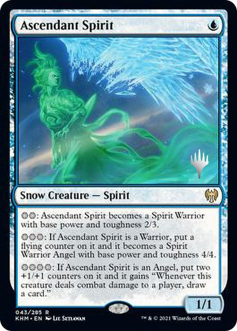 Ascendant Spirit [Kaldheim Promo Pack] | Fandemonia Ltd