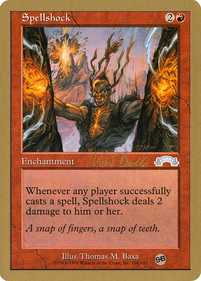 Spellshock (Kai Budde) (SB) [World Championship Decks 1999] | Fandemonia Ltd