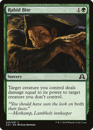 Rabid Bite [Shadows over Innistrad] | Fandemonia Ltd