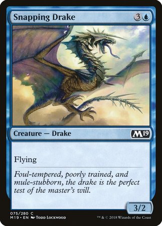 Snapping Drake [Core Set 2019] | Fandemonia Ltd