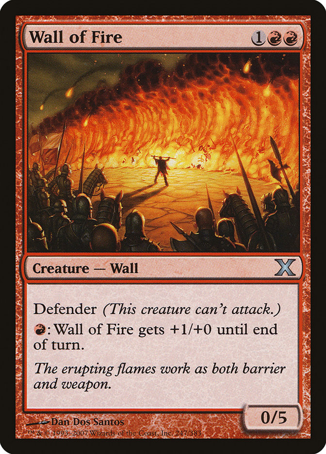 Wall of Fire [Tenth Edition] | Fandemonia Ltd