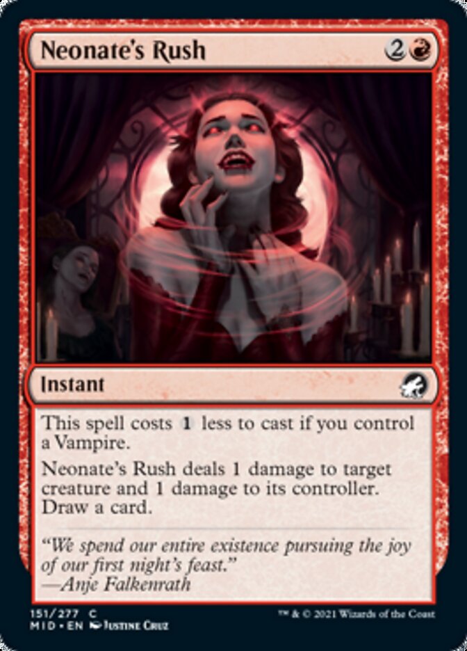 Neonate's Rush [Innistrad: Midnight Hunt] | Fandemonia Ltd