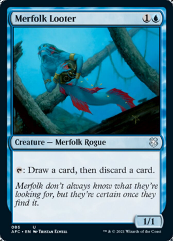 Merfolk Looter [Dungeons & Dragons: Adventures in the Forgotten Realms Commander] | Fandemonia Ltd