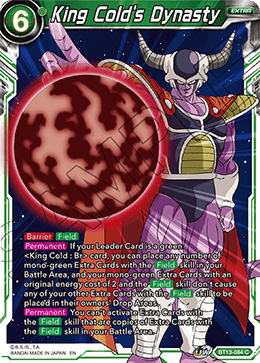 King Cold's Dynasty (Common) [BT13-084] | Fandemonia Ltd