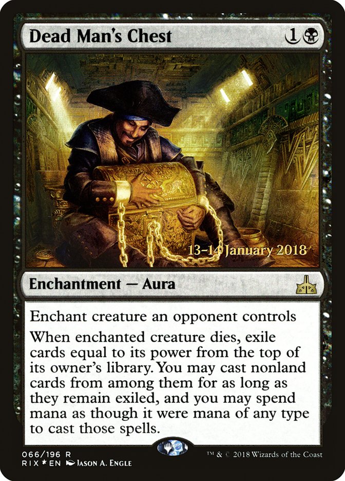 Dead Man's Chest [Rivals of Ixalan Prerelease Promos] | Fandemonia Ltd