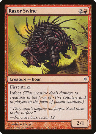 Razor Swine [New Phyrexia] | Fandemonia Ltd