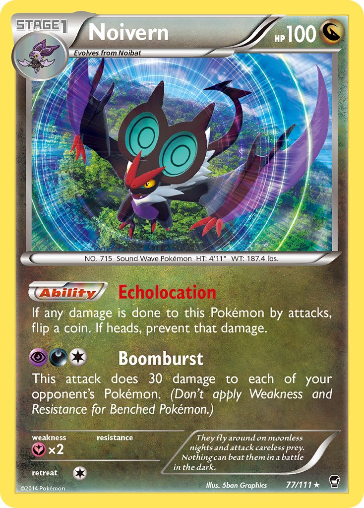 Noivern (77/111) (Cosmos Holo) (Blister Exclusive) [XY: Furious Fists] | Fandemonia Ltd