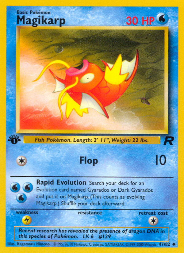 Magikarp (47/82) [Team Rocket 1st Edition] | Fandemonia Ltd