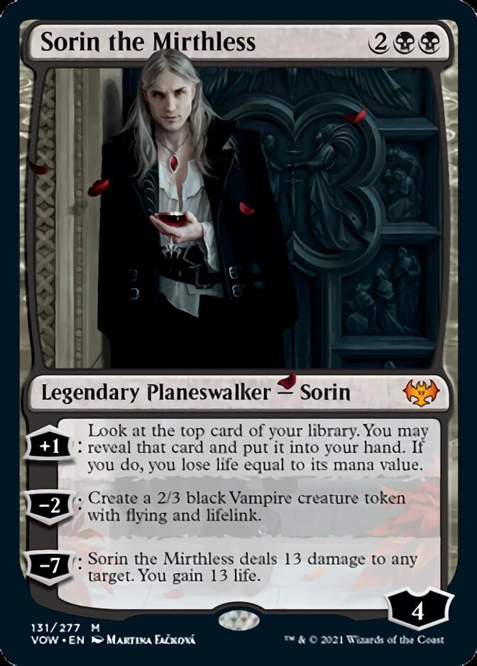 Sorin the Mirthless [Innistrad: Crimson Vow] | Fandemonia Ltd