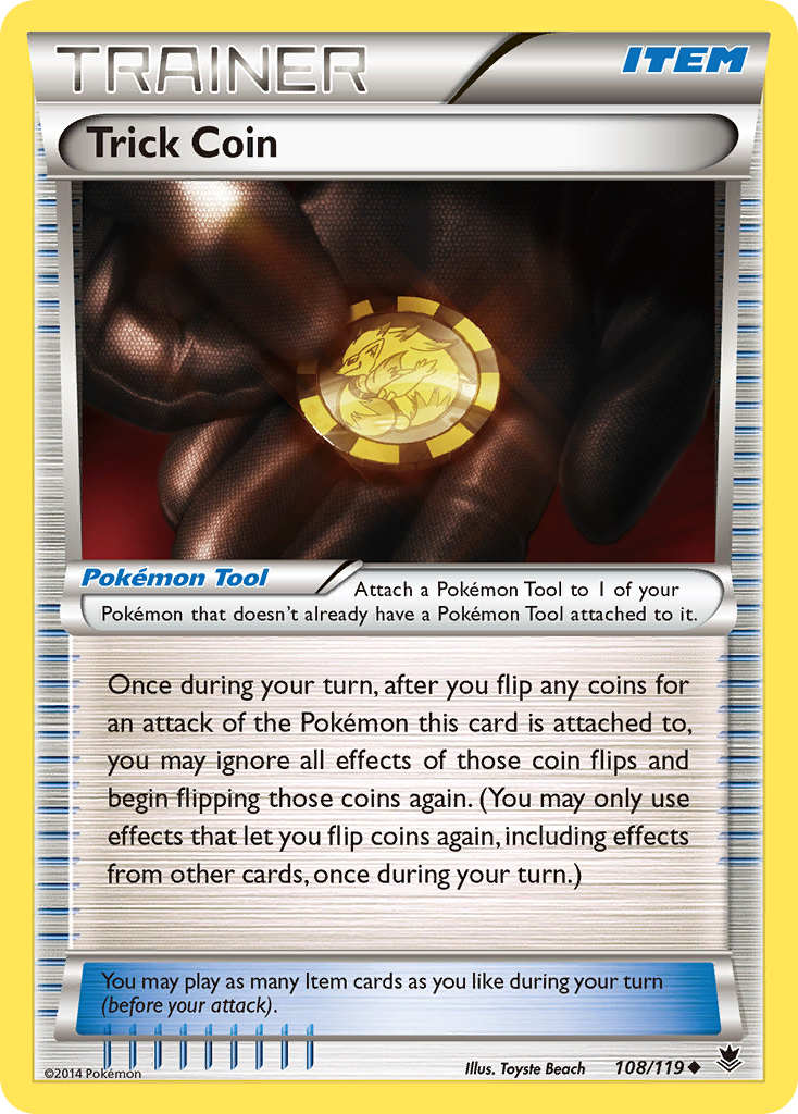 Trick Coin (108/119) [XY: Phantom Forces] | Fandemonia Ltd