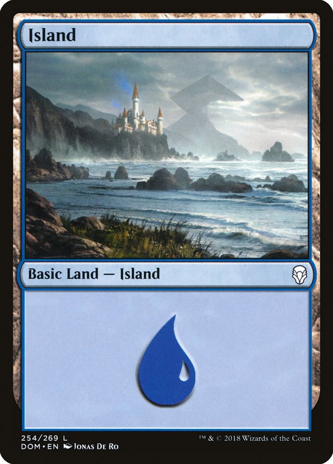 Island (254) [Dominaria] | Fandemonia Ltd
