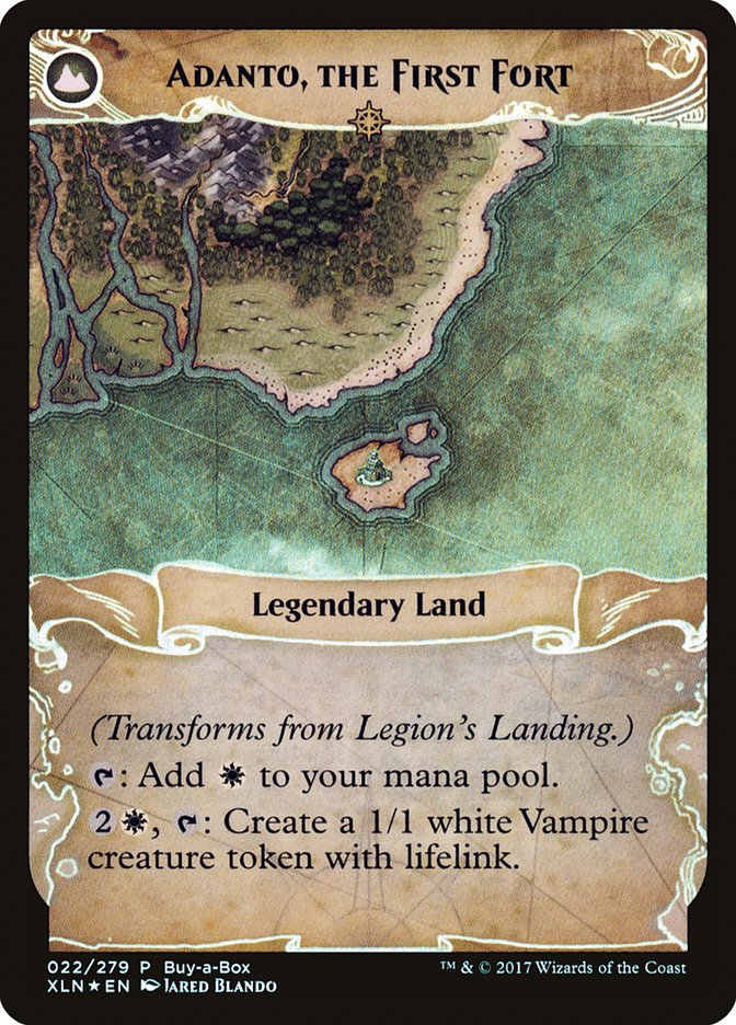 Legion's Landing // Adanto, the First Fort (Buy-A-Box) [Ixalan Treasure Chest] | Fandemonia Ltd