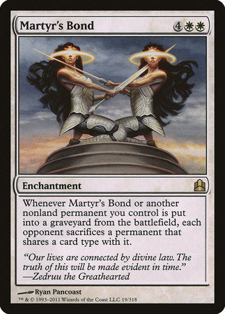 Martyr's Bond [Commander 2011] | Fandemonia Ltd