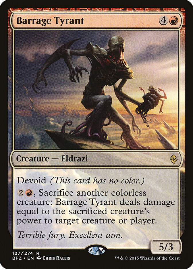 Barrage Tyrant [Battle for Zendikar] | Fandemonia Ltd