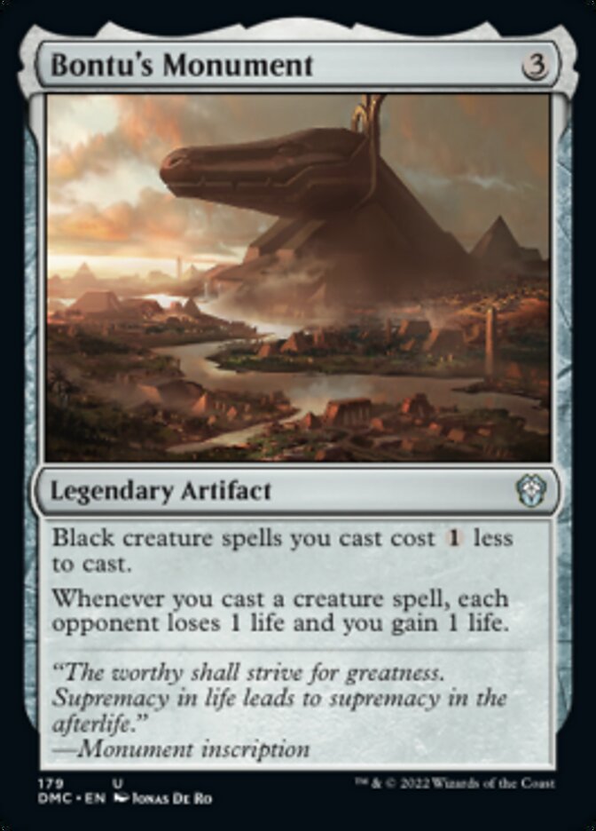 Bontu's Monument [Dominaria United Commander] | Fandemonia Ltd