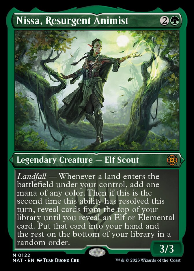 Nissa, Resurgent Animist (Foil Etched) [March of the Machine: The Aftermath] | Fandemonia Ltd