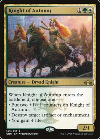 Knight of Autumn [Guilds of Ravnica] | Fandemonia Ltd
