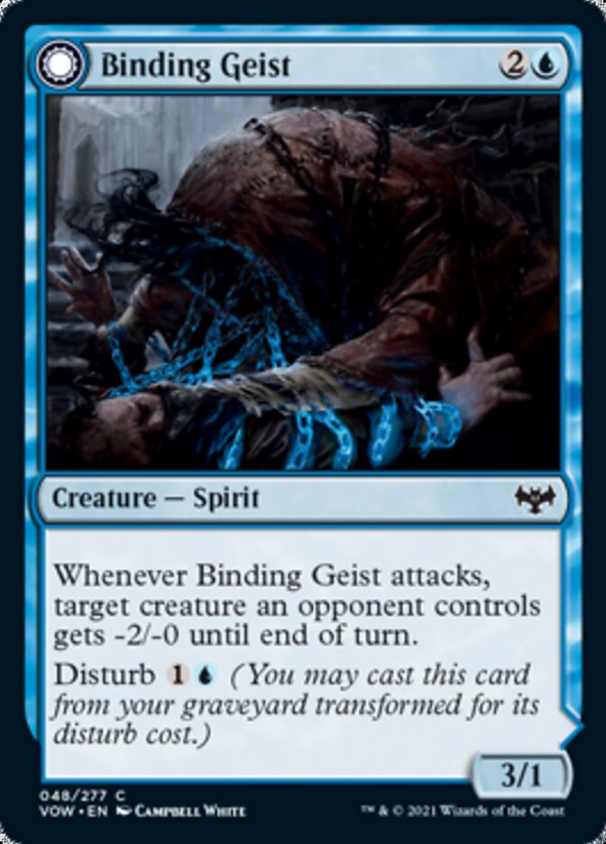 Binding Geist // Spectral Binding [Innistrad: Crimson Vow] | Fandemonia Ltd