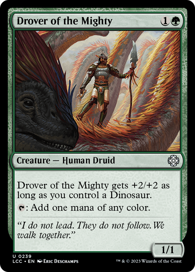 Drover of the Mighty [The Lost Caverns of Ixalan Commander] | Fandemonia Ltd