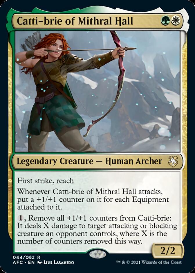 Catti-brie of Mithral Hall [Dungeons & Dragons: Adventures in the Forgotten Realms Commander] | Fandemonia Ltd