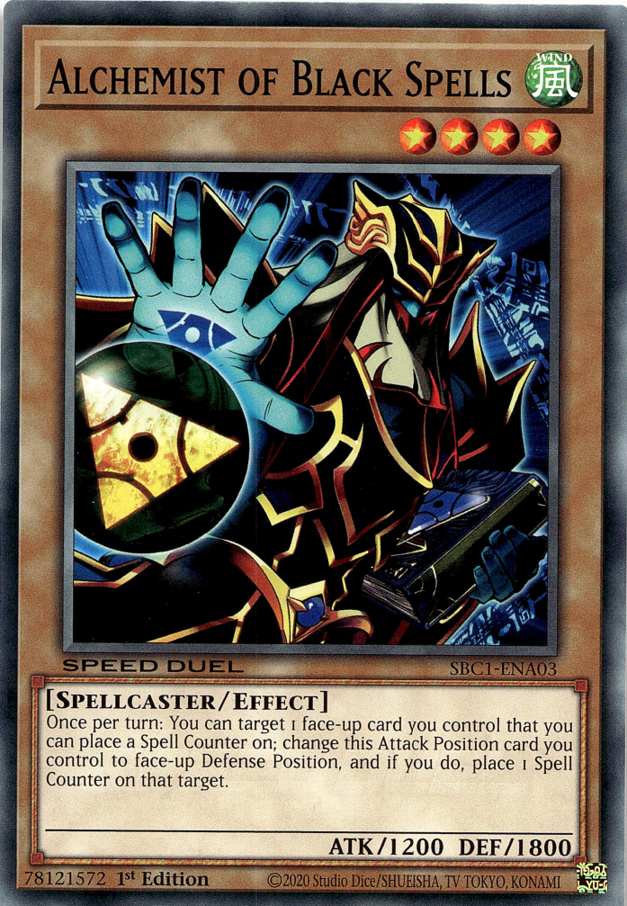 Alchemist of Black Spells [SBC1-ENA03] Common | Fandemonia Ltd