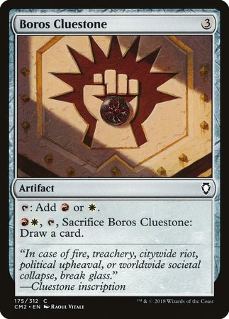 Boros Cluestone [Commander Anthology Volume II] | Fandemonia Ltd