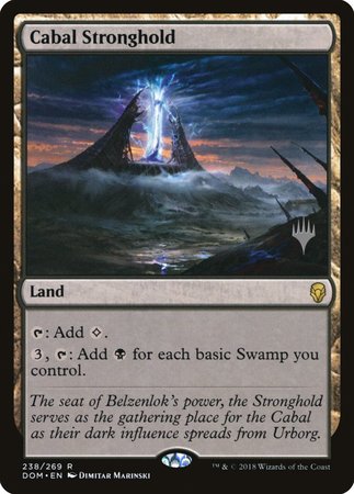 Cabal Stronghold [Dominaria Promos] | Fandemonia Ltd