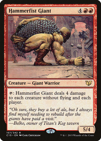 Hammerfist Giant [Commander 2015] | Fandemonia Ltd