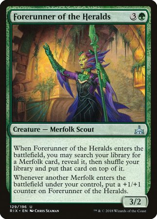 Forerunner of the Heralds [Rivals of Ixalan] | Fandemonia Ltd