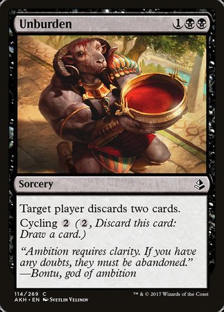 Unburden [Amonkhet] | Fandemonia Ltd