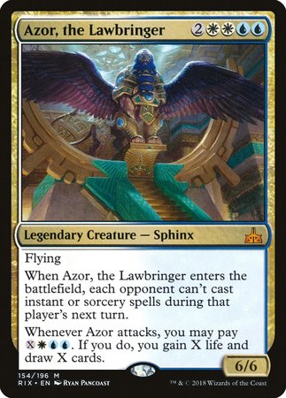 Azor, the Lawbringer [Rivals of Ixalan] | Fandemonia Ltd