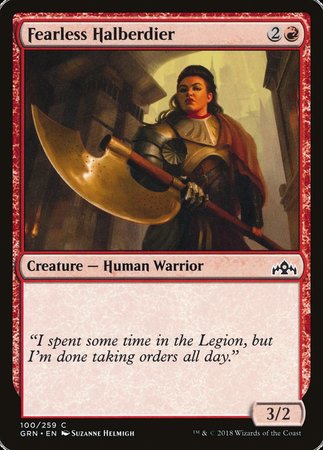 Fearless Halberdier [Guilds of Ravnica] | Fandemonia Ltd