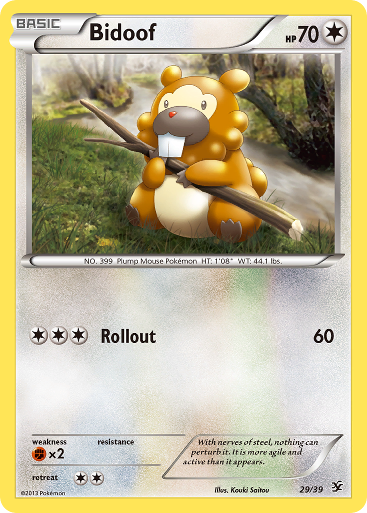 Bidoof (29/39) [XY: Kalos Starter Set] | Fandemonia Ltd