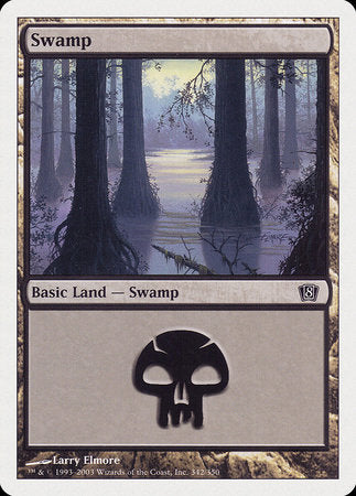 Swamp (342) [Eighth Edition] | Fandemonia Ltd