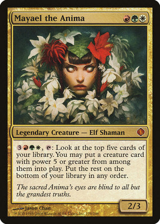 Mayael the Anima [Shards of Alara] | Fandemonia Ltd