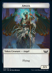 Fish // Angel Double-sided Token [Streets of New Capenna Tokens] | Fandemonia Ltd