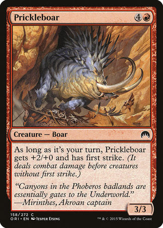 Prickleboar [Magic Origins] | Fandemonia Ltd