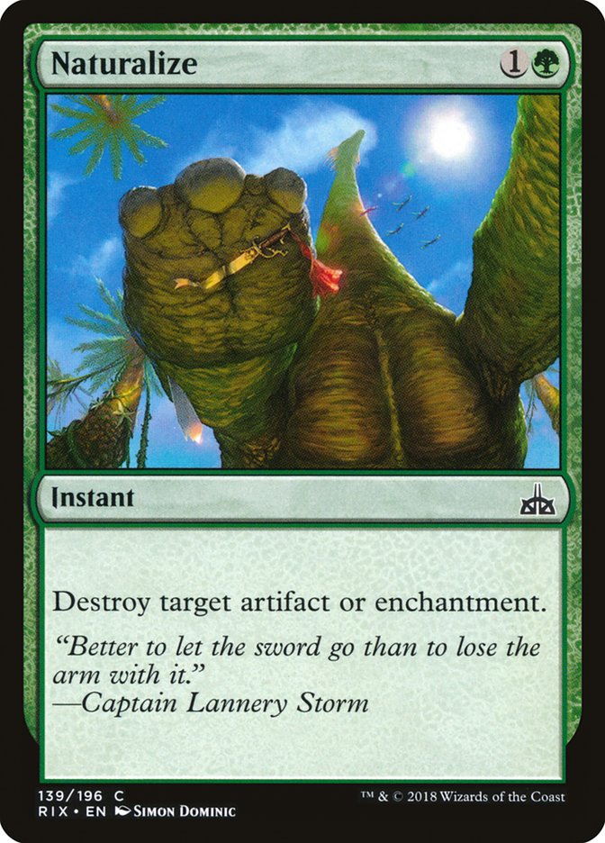 Naturalize [Rivals of Ixalan] | Fandemonia Ltd