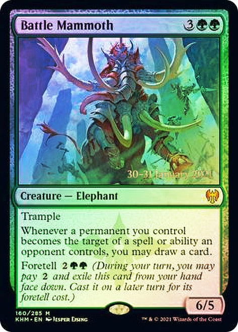 Battle Mammoth  [Kaldheim Prerelease Promos] | Fandemonia Ltd