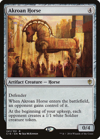 Akroan Horse [Commander 2016] | Fandemonia Ltd