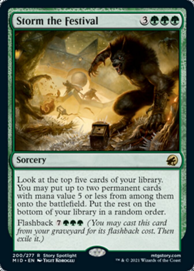 Storm the Festival [Innistrad: Midnight Hunt] | Fandemonia Ltd