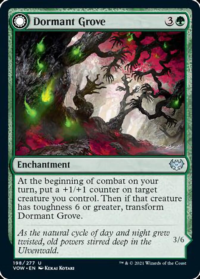Dormant Grove // Gnarled Grovestrider [Innistrad: Crimson Vow] | Fandemonia Ltd