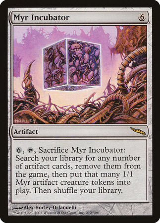 Myr Incubator [Mirrodin] | Fandemonia Ltd