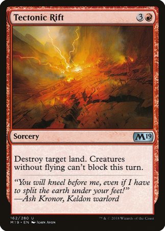 Tectonic Rift [Core Set 2019] | Fandemonia Ltd