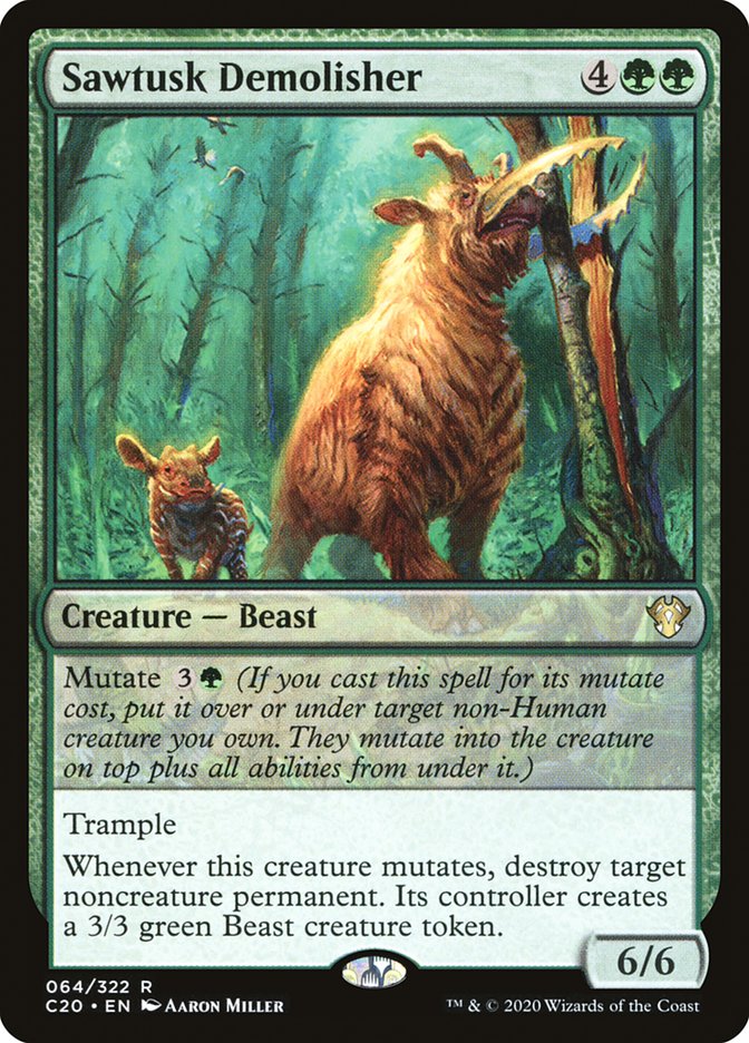 Sawtusk Demolisher [Commander 2020] | Fandemonia Ltd