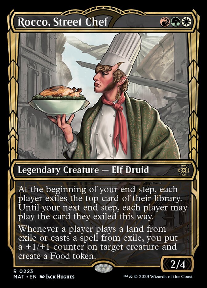 Rocco, Street Chef (Showcase Halo Foil) [March of the Machine: The Aftermath] | Fandemonia Ltd