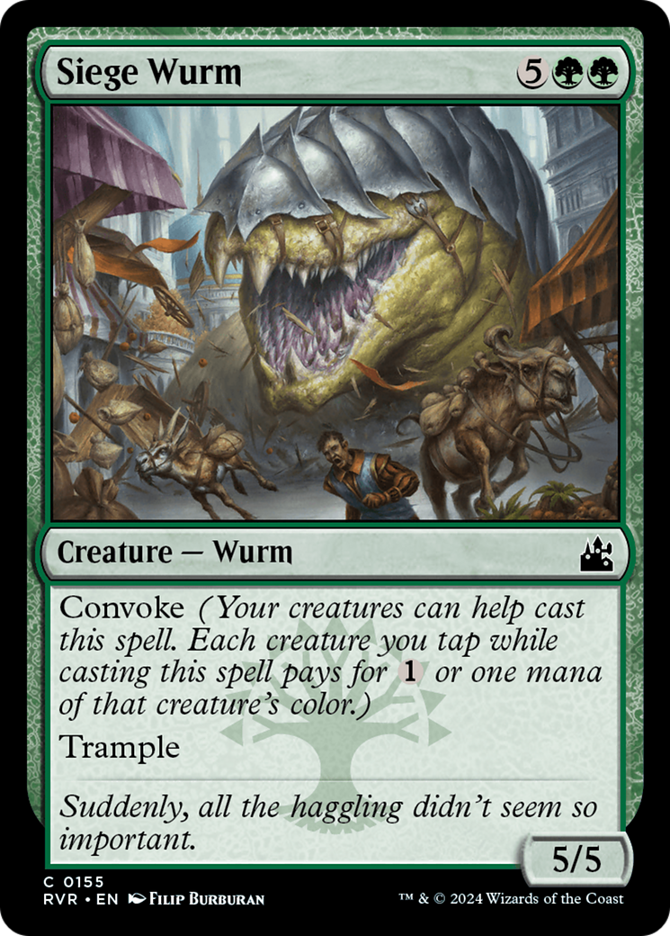 Siege Wurm [Ravnica Remastered] | Fandemonia Ltd